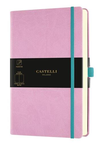 Couverture du livre « Carnet aquarela poche uni mauve » de Castelli aux éditions Castelli Milano