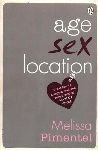 Couverture du livre « Age, Sex, Location » de Melissa Pimentel aux éditions Adult Pbs