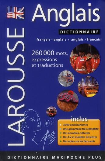 Couverture du livre « Dictionnaire Larousse maxipoche plus ; anglais » de  aux éditions Larousse