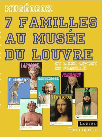 Couverture du livre « 7 familles au musée du Louvre » de Laetitia Iturralde aux éditions Flammarion