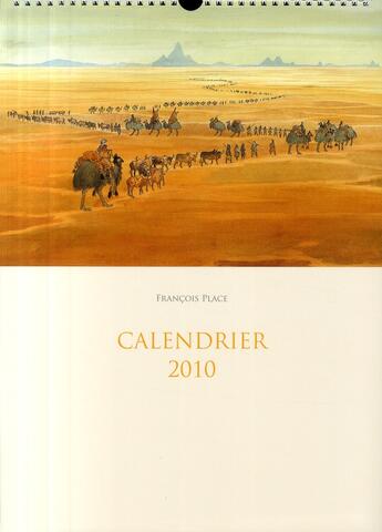 Couverture du livre « Calendrier 2010 » de Francois Place aux éditions Casterman