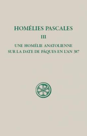 Couverture du livre « Homélies pascales III » de  aux éditions Cerf