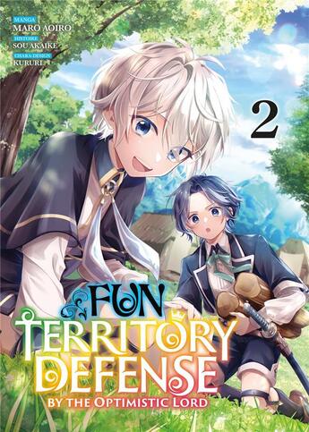 Couverture du livre « Fun territory defense by the optimistic lord Tome 2 » de Kururi et Mitsuru Inoue et Maro Aoiro aux éditions Meian