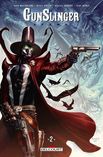 Couverture du livre « Gunslinger Spawn Tome 2 » de Brett Booth et Todd Mcfarlane aux éditions Delcourt