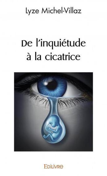 Couverture du livre « De l'inquietude a la cicatrice » de Michel-Villaz Lyze aux éditions Edilivre