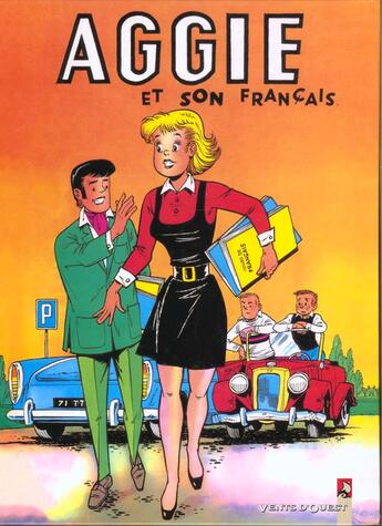 Couverture du livre « Aggie t.2 ; Aggie et son boy-friend français » de Hal Rasmusson aux éditions Vents D'ouest