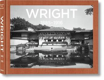 Couverture du livre « Wright ; complete works t.1 . 1885-1946 » de Bruce Brooks Pfeiffer aux éditions Taschen