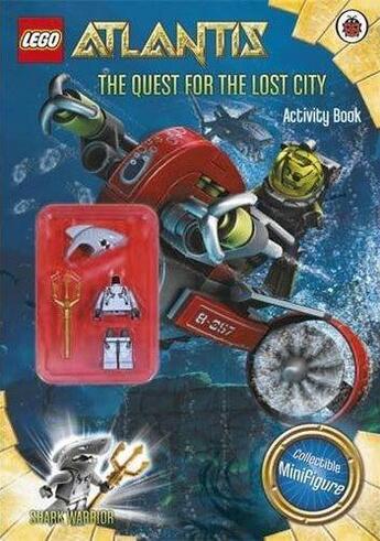 Couverture du livre « Lego Atlantis ; the quest for the lost city ; activity book with lego figurine » de Ladybird aux éditions Ladybird