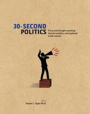 Couverture du livre « 30-Second Politics » de Steven L. Taylor aux éditions Icon Books Digital