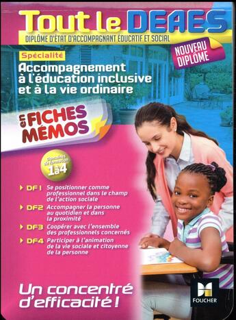 Couverture du livre « Tout le DEAS ; accompagnement à l'éducation inclusive et à la vie ordinaire » de Kamel Abbadi aux éditions Foucher