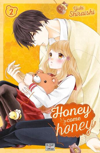 Couverture du livre « Honey come honey Tome 2 » de Yuki Shiraishi aux éditions Delcourt