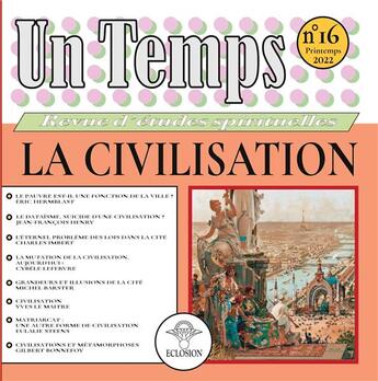 Couverture du livre « Un temps 16 » de  aux éditions Eclosion