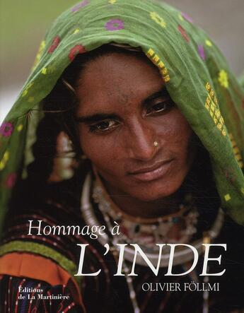 Couverture du livre « Hommage à l'Inde » de Olivier Follmi aux éditions La Martiniere