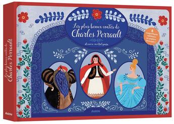 Couverture du livre « Les plus beaux contes de Charles Perrault » de Elodie Fondacci et Michel Hasson et Dinara Mirtalipova aux éditions Auzou