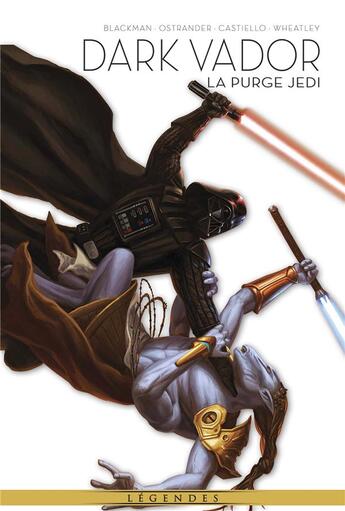 Couverture du livre « La légende de Dark Vador Tome 2 : la purge Jedi » de Rick Leonardi et Haden Blackman aux éditions Panini