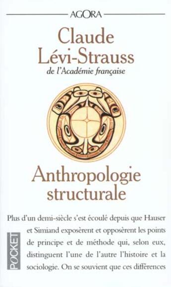 Couverture du livre « Anthropologie structurale t.1 » de Claude Levi-Strauss aux éditions Pocket