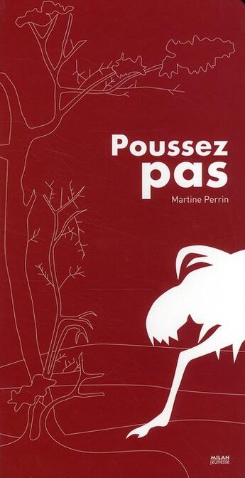 Couverture du livre « Poussez pas ! » de Martine Perrin aux éditions Milan