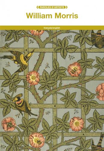 Couverture du livre « William Morris » de Morris William aux éditions Fage