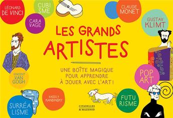 Couverture du livre « Les grands artistes » de Chiara Savino aux éditions Citadelles & Mazenod