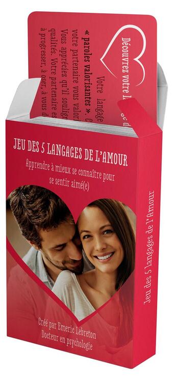 Couverture du livre « Jeu des 5 langages de l'amour » de Emeric Lebreton aux éditions Orient'action