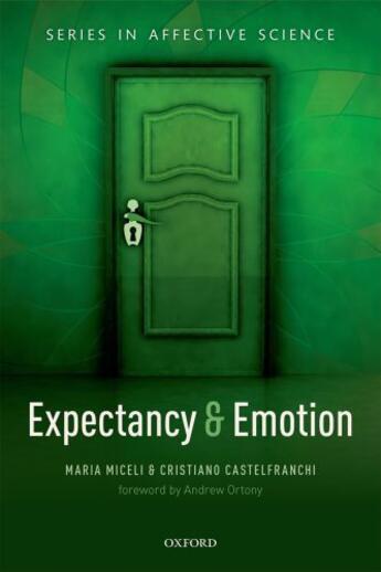 Couverture du livre « Expectancy and emotion » de Castelfranchi Cristiano aux éditions Oup Oxford