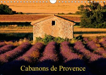 Couverture du livre « Cabanons de provence calendrier mural 2018 din a4 horizontal - autrefois les paysans allaient » de Lepage Francois aux éditions Calvendo