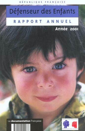 Couverture du livre « Rapport d'activite 2001 de la defenseure des enfants » de  aux éditions Documentation Francaise