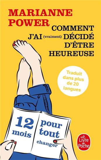 Couverture du livre « Comment j'ai (vraiment) décidé d'être heureuse » de Marianne Power aux éditions Le Livre De Poche