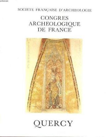 Couverture du livre « Congres Archeologique 1989 Quercy » de  aux éditions Picard