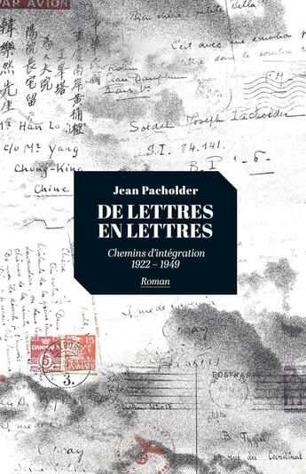 Couverture du livre « De lettres en lettres » de Jean Pacholder aux éditions Arcane 17