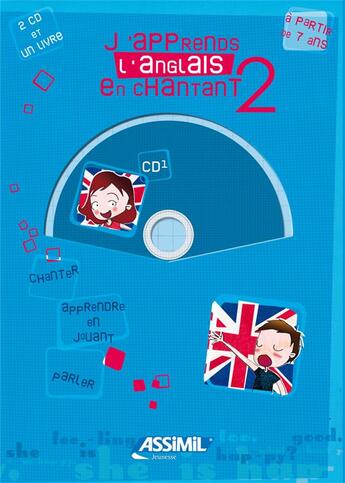 Couverture du livre « J'apprends l'anglais en chantant t.2 » de Michiyo Deruelles aux éditions Assimil