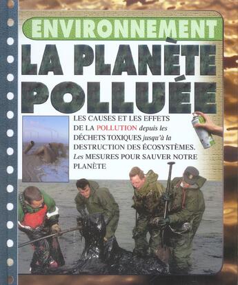 Couverture du livre « La planete polluee » de Steve Parker aux éditions Circonflexe