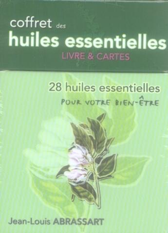 Couverture du livre « Coffret des huiles essentielles » de Jean-Louis Abrassart aux éditions Guy Trédaniel