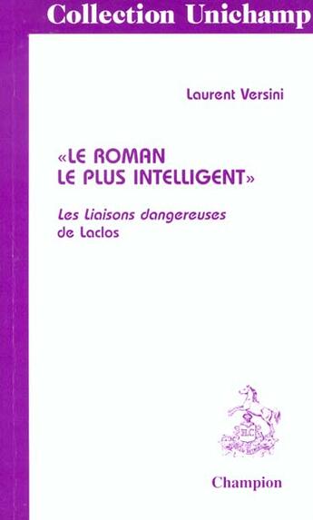 Couverture du livre « Le roman le plus intelligent, 