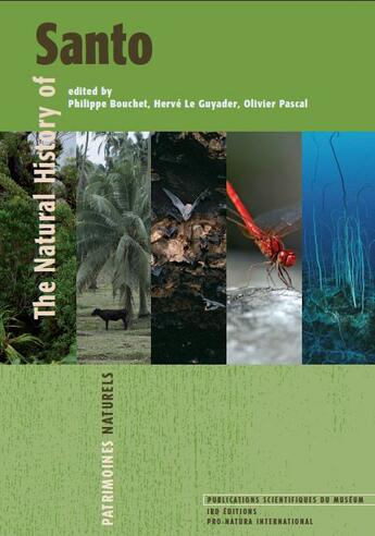 Couverture du livre « The natural history of Santo » de  aux éditions Mnhn