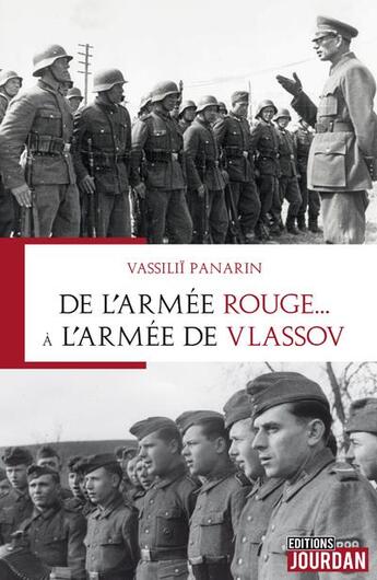 Couverture du livre « De l'armee rouge... a l'armee de vlassov » de Panarin aux éditions Jourdan