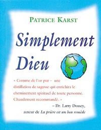 Couverture du livre « Simplement dieu » de  aux éditions Ada