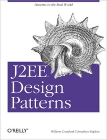 Couverture du livre « J2ee design paterns » de Sharon Crawford aux éditions O Reilly & Ass