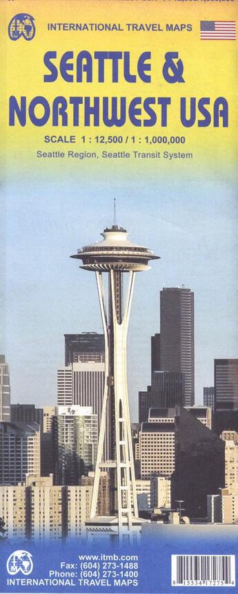 Couverture du livre « Seattle & northwest usa » de  aux éditions Itm