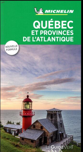 Couverture du livre « Guide vert quebec » de Collectif Michelin aux éditions Michelin