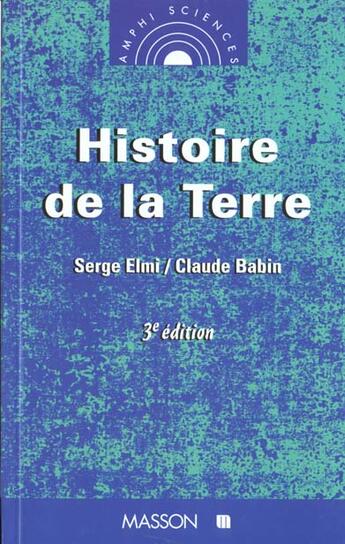 Couverture du livre « Histoire De La Terre » de Babin et Elmi aux éditions Elsevier-masson