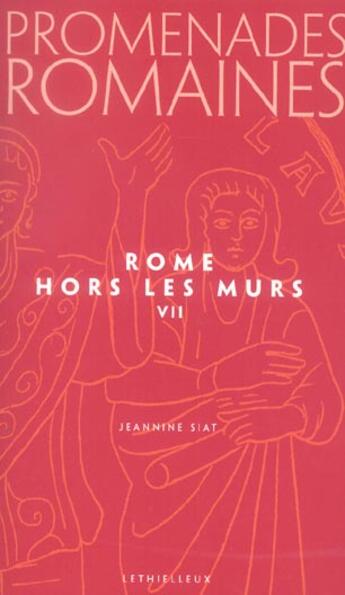 Couverture du livre « Promenades romaines, tome 7 » de  aux éditions Lethielleux