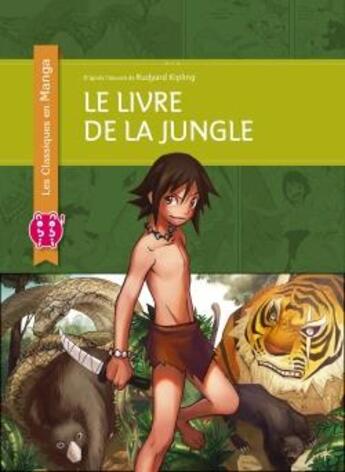 Couverture du livre « Le livre de la jungle » de Rudyard Kipling et Julien Choy aux éditions Nobi Nobi