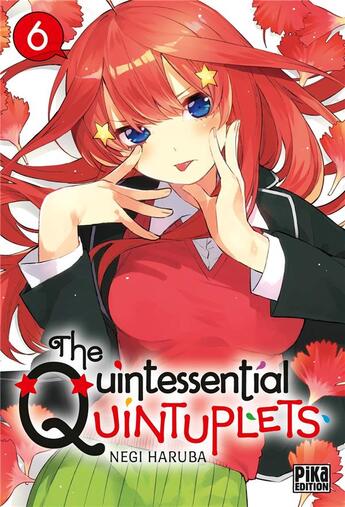 Couverture du livre « The Quintessential Quintuplets Tome 6 » de Negi Haruba aux éditions Pika