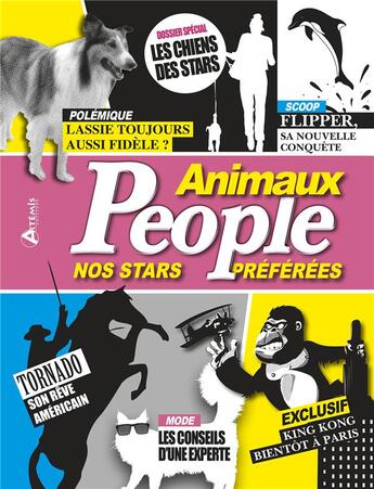 Couverture du livre « Animaux people » de Marc Lemonier aux éditions Artemis