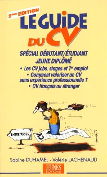 Couverture du livre « Le guide du CV (2e édition) » de Sabine Duhamel et Valerie Lachenaud aux éditions Studyrama