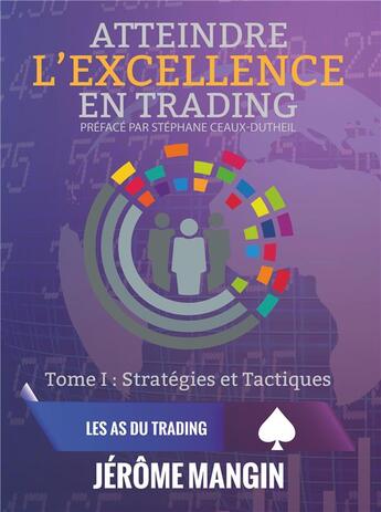 Couverture du livre « Atteindre l'excellence en trading t.1 ; stratégies et tactiques » de Jerome Mangin aux éditions Jdh