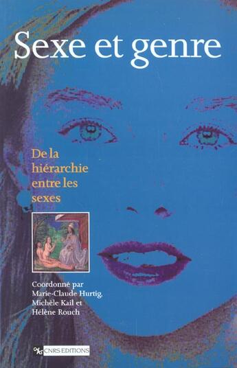 Couverture du livre « Sexe et genre » de  aux éditions Cnrs