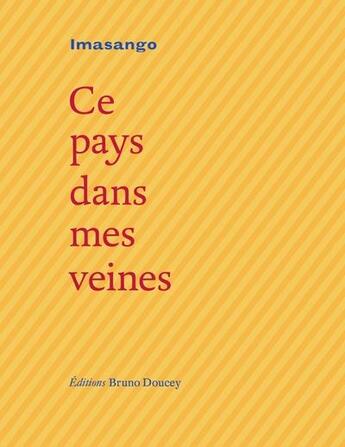 Couverture du livre « Ce pays dans mes veines » de Imasango aux éditions Bruno Doucey