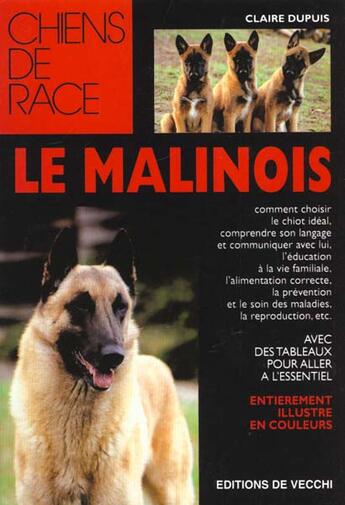 Couverture du livre « Malinois » de Dupuis aux éditions De Vecchi